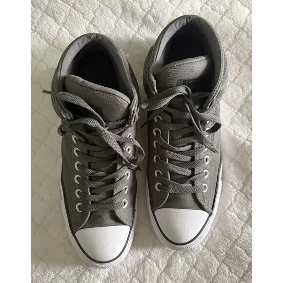 Converse Chuck Taylor All Star Street High Gray Shoes Men’s 7/ Women’s 9 - Picture 2 of 10